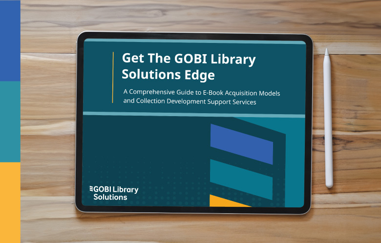 Mockup of the GOBI ebrochure on a tablet