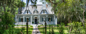 Southern-Style house and yard